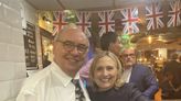Hillary Clinton pays visit to South Shields fish and chip shop
