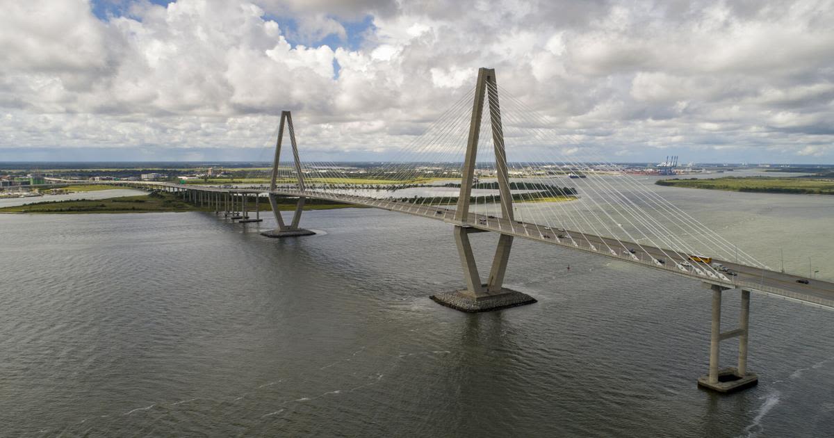 Damage averted when speeding container ship with stuck throttle passes under Ravenel Bridge