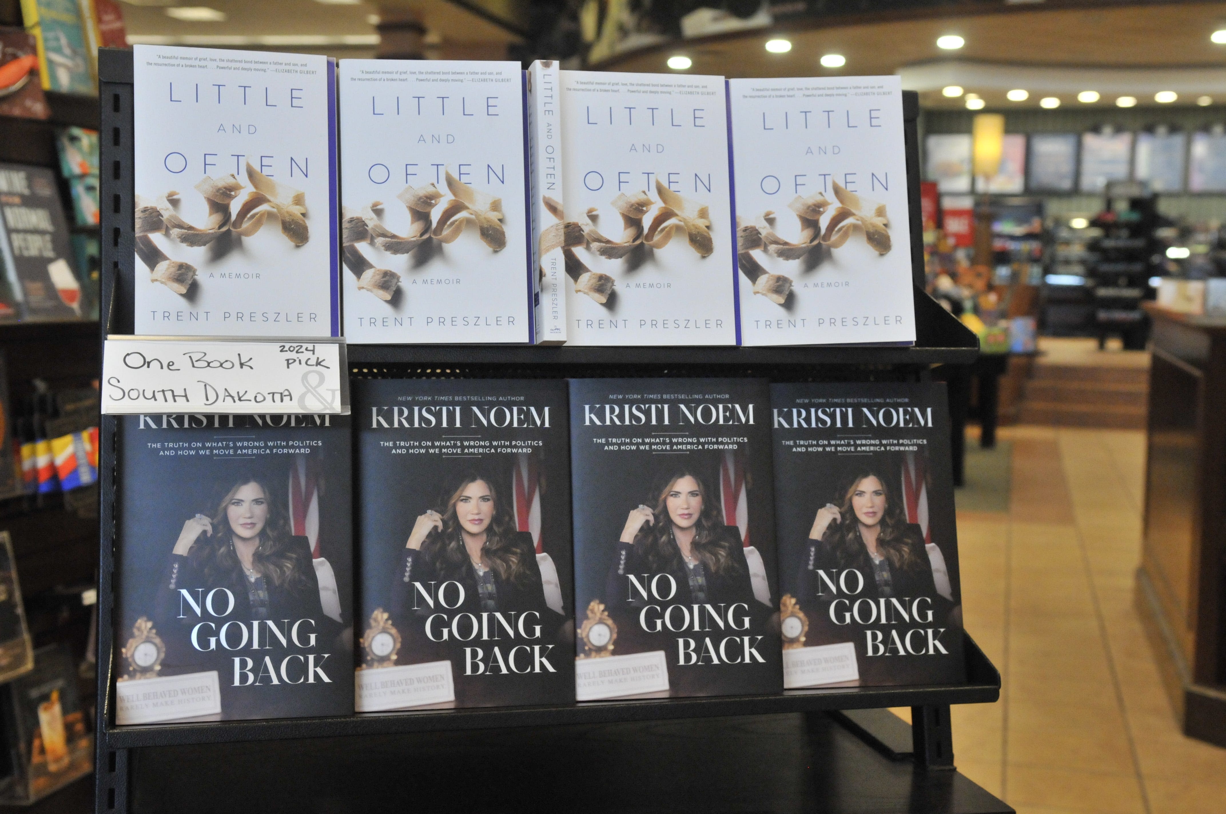 A ghostwriter explains why Kristi Noem’s new memoir might be hard to find in Sioux Falls