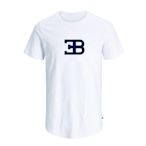 🇫🇷布加迪 "EB"(埃托雷·布加迪)白色短T-Shirt -L號最後1件特價！