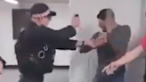 Police officer who kicked and stamped on man at Manchester Airport also filmed pepper spraying different person