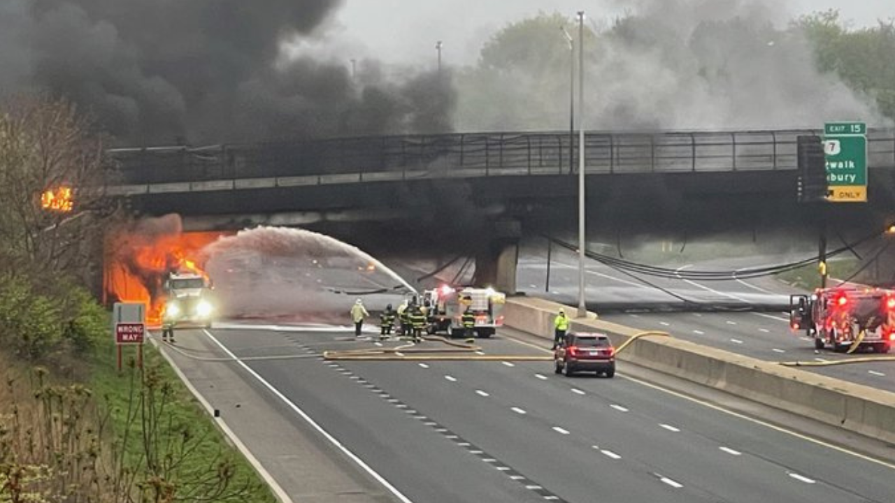 I-95 fully open in Norwalk, Connecticut days after dramatic fire