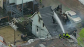 Fire sweeps through coach house on Chicago's West Side