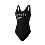 SPEEDO 女運動連身泳褲- 海邊 游泳 沙灘 戲水 連身泳衣 連身泳裝 SD812370F379 黑白