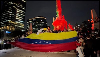 Nicolás Maduro: Venezolanos protestan en el Ángel de la Independencia contra su victoria