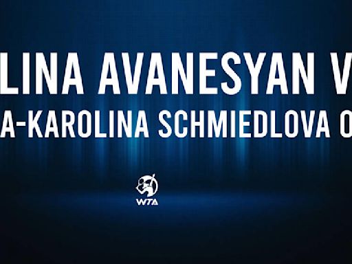 Elina Avanesyan vs. Anna-Karolina Schmiedlova Hungarian Grand Prix Odds and H2H Stats – July 19