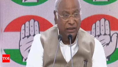 'You keep digging into past to hide your shortcomings': Mallikarjun Kharge attacks PM Modi | India News - Times of India