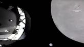 Nasa’s Orion spacecraft films closest Moon fly-by in 50 years
