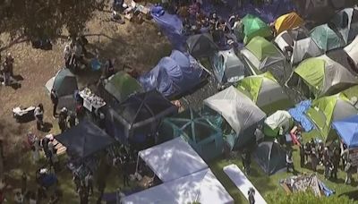 UCSD students establish encampment, USD students lead Gaza memorial