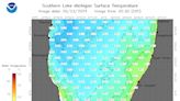 Great Lakes’ water temperatures: Some lakes near record warmth, Lake Superior still frigid
