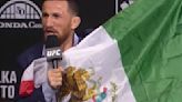 Luchador europeo de la UFC utiliza bandera mexicana como provocación