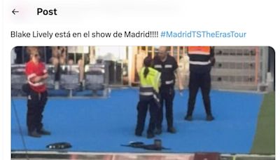 Blake Lively va a ver a Taylor Swift a Madrid y muchos se fijan en quién estaba justo detrás: 'Coño'