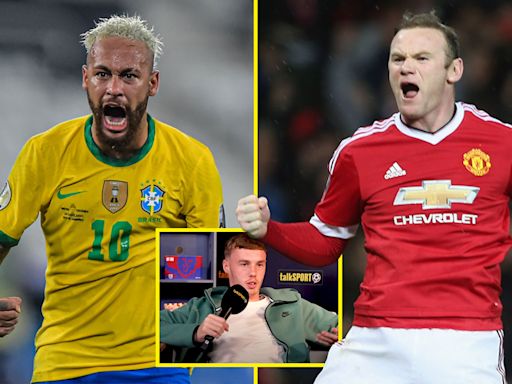 Palmer pretended to be Rooney as a kid, but chooses Neymar over Madrid icons