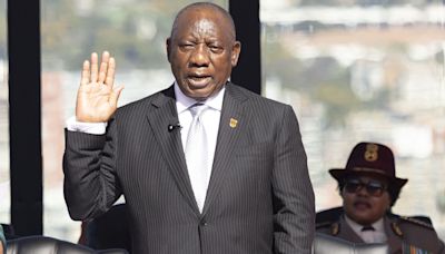 Cyril Ramaphosa es investido como presidente de Sudáfrica