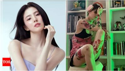 'Gyeongseong Creature' actress Han So Hee flaunts floral body art in latest social media post - Times of India