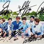 BTS防彈少年團 親筆簽名照片 6寸宣傳照 2019.7.19 集體照 02〖奶茶Idol商品】