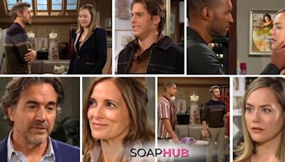 Bold and the Beautiful Spoilers Video Preview October 7-11: Ridge Surprises Taylor, Hope Torn Between Liam and Carter