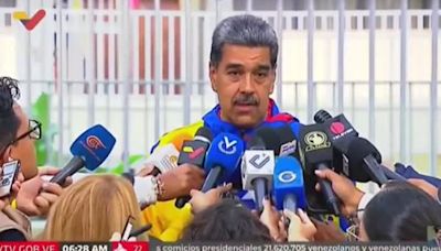 Maduro, tras votar: ?El único candidato perseguido se llama Nicolás Maduro Moros? - MarcaTV