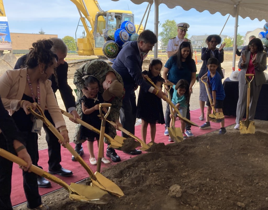 Construction begins on North Chicago elementary school for Navy families; ‘That will enhance national security’