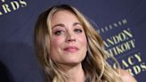 Kaley Cuoco Stuns in New Photos Wearing a Floral Halter Gown