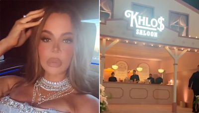 Khloé Kardashian Celebrates 40th Birthday with a Saloon-Themed Party Featuring Denim, Diamonds and Snoop Dog