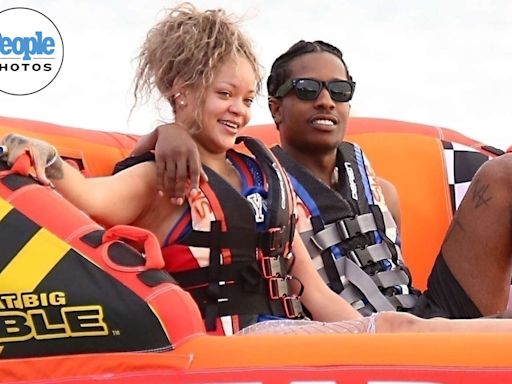 Rihanna and A$AP Rocky Have a Day Date on the Sea During Barbados Getaway Trip