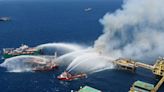 2 workers were killed and another is missing after a fire erupted on an oil platform in the Gulf of Mexico