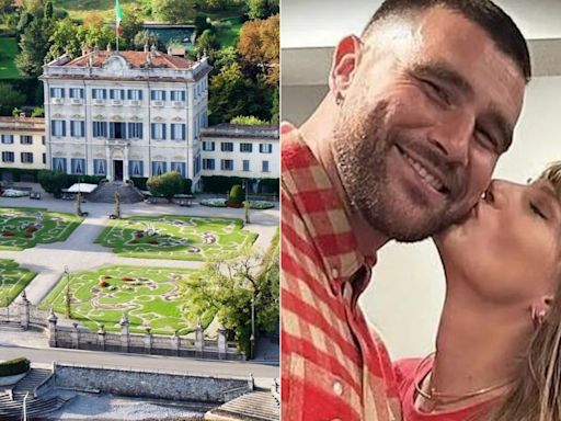 Mordomo, chef, vista do Lago Como: conheça a luxuosa vila em que Taylor Swift e Travis Kelce se hospedaram na Itália