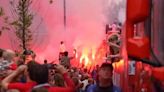 Dutch delight! Thousands line the streets as PSV celebrate Dutch Eredivisie title win