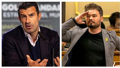 Figo tira de hemeroteca y zanja la 'pelea' con Rufián atacándole donde más duele: "Le has dejado KO"