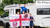 Migrants hide in England fans’ camper van – but run away when they realise which way it’s heading