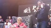 Alcalde de Comitán reacciona con groserías en evento de Paquita