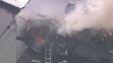 Multiple rowhomes on fire in Allentown, Pennsylvania