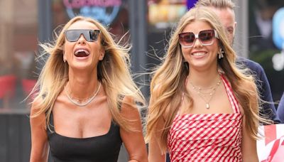 Amanda Holden gets the giggles with model daughter Lexi Hughes