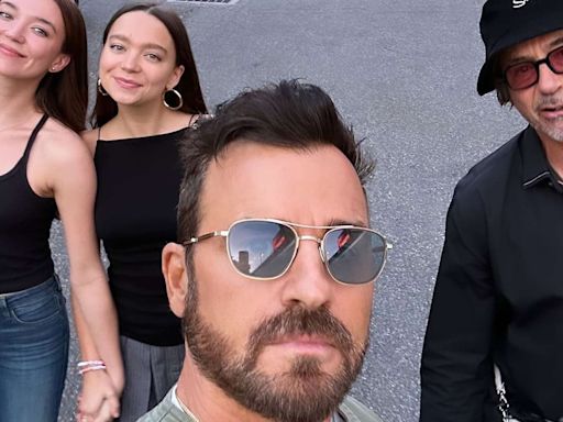 Justin Theroux and Robert Downey Jr. Catch Olivia Rodrigo Concert Together in Philadelphia — See the Photos!