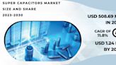 Super Capacitors Market to Reach $1.24 billion by 2030, Growing at a CAGR of 11.8%