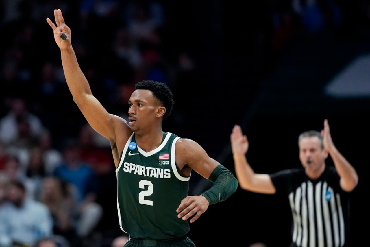 Michigan State’s Tyson Walker lands shot in NBA summer league