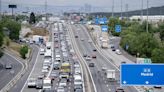 Complicaciones en las carreteras hacia Madrid en la operación retorno del puente 1 de mayo