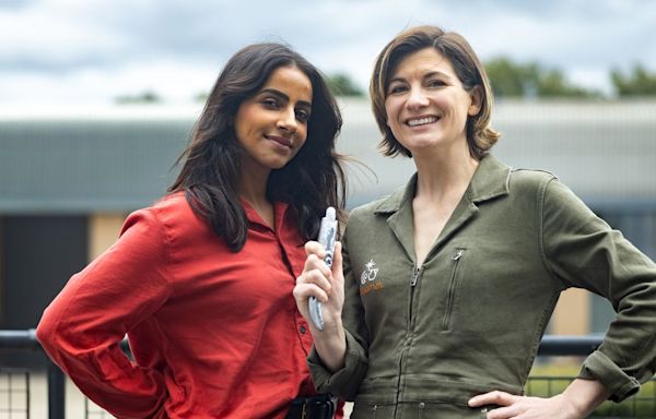 Jodie Whittaker and Mandip Gill make Doctor Who return