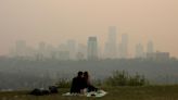 Dozens of blazes burning in Canada are sending smoke to the US. Several major fires have forced hundreds of evacuations