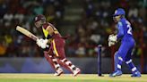 T20 World Cup: Nicholas Pooran's assault leads West Indies to 218/5 against Afghanistan - Times of India