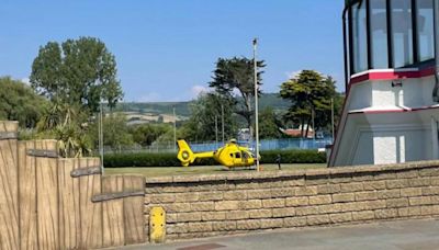 Coastguard and paramedics go to aid of woman who fell off sea wall