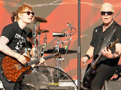 Ed Sheeran Joins The Offspring to Perform 'Million Miles Away' at BottleRock Festival: 'Living My Dream'