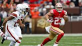 49ers running back Christian McCaffrey ruled out in loss to Browns with oblique injury
