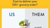 Walmart throws shade at Amazon over new $150 minimum for free grocery delivery