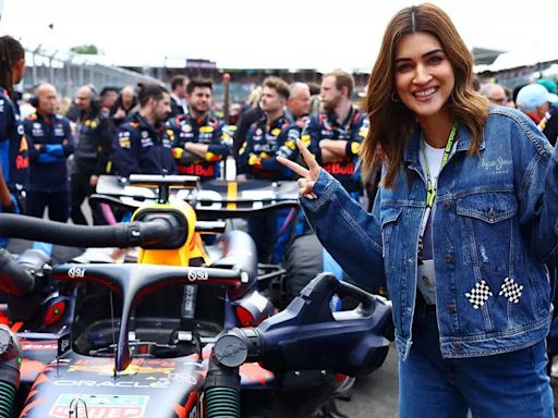 Kriti Sanon gives a glimpse of 'unforgettable memories' at her first F1 race in Silverstone | Hindi Movie News - Times of India