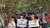 Proud Boys Showed Up To A Pride Month Library Event But Were Met With A “Human Shield” Of LGBTQ Supporters