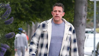 Ben Affleck Rocks a New Faux-Hawk as He Steps Out Without His Wedding Ring