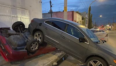 Discusión entre hermanos termina luego de volcadura