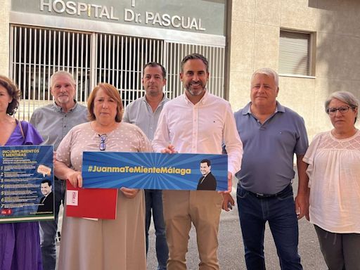 PSOE: "La Junta incumple su compromiso de abrir este año el hospital Pascual de Málaga"